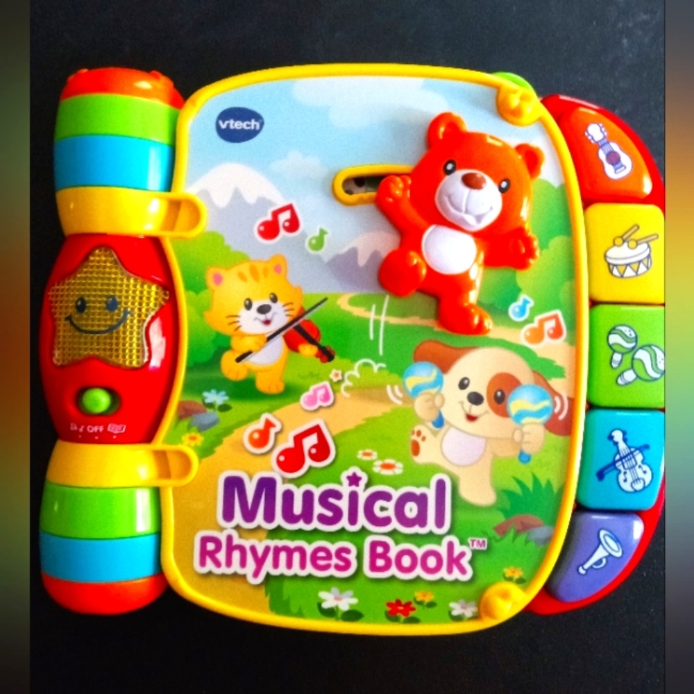 VTech Musical Rhymes Book, Red 1.74 x 8.76 x 7.48 Inches - Picture 6 of 6